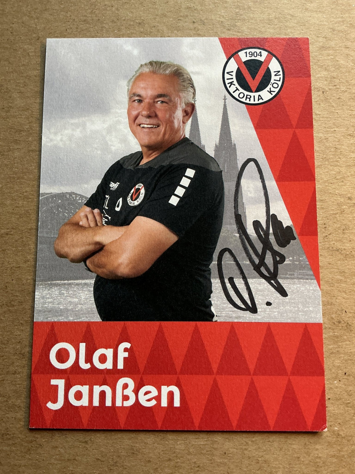 Olaf Janßen, Germany 🇩🇪 Viktoria Köln 2022/23 hand signed - Autographs-World