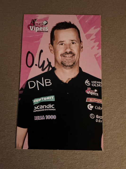Ole Gustav Gjekstad, Norway 🇳🇴 Handball Vipers 2021/22 hand signed - Autographs-World