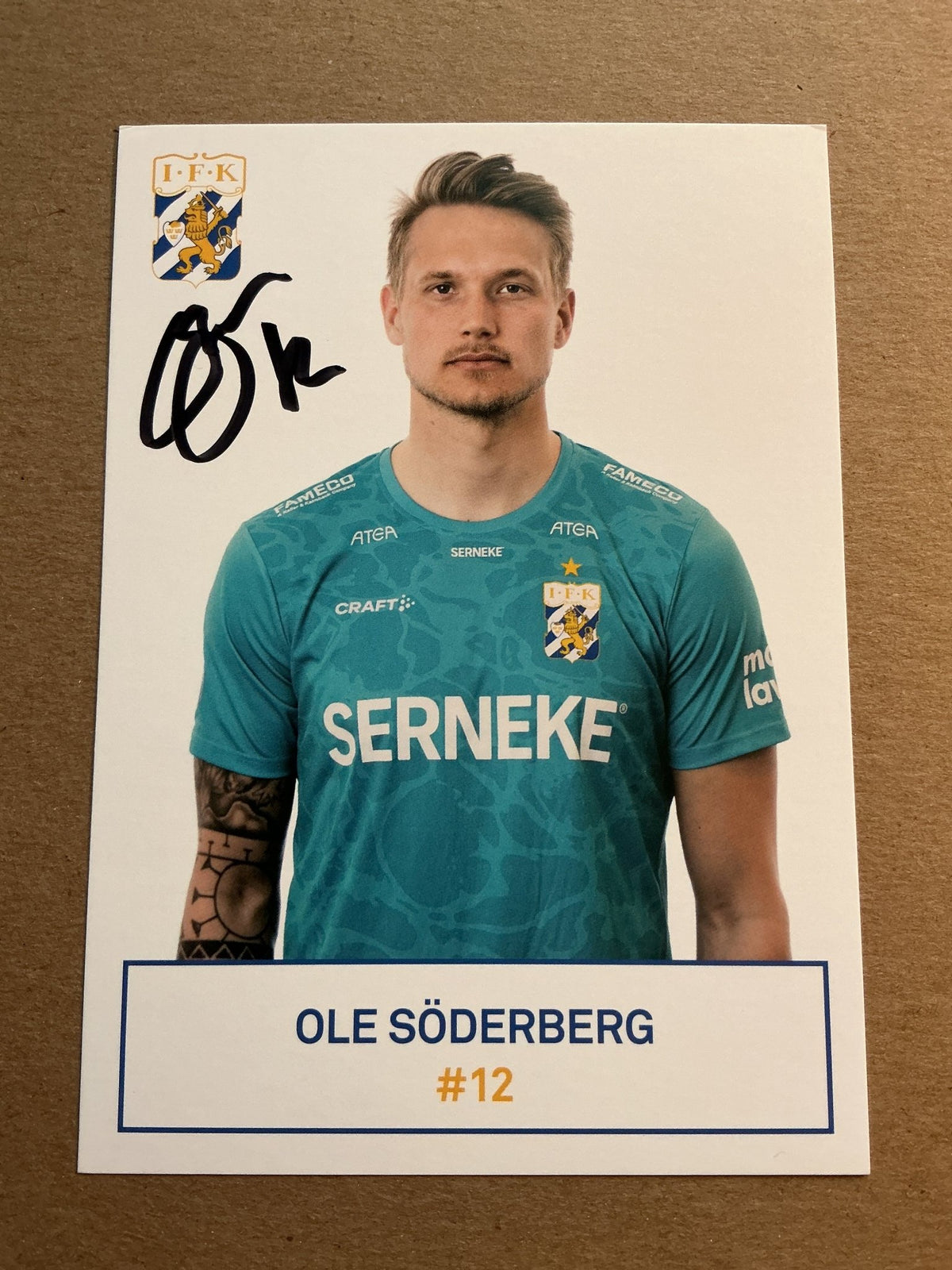 Ole Söderberg, Sweden 🇸🇪 IFK Göteborg 2021/22 hand signed - Autographs-World