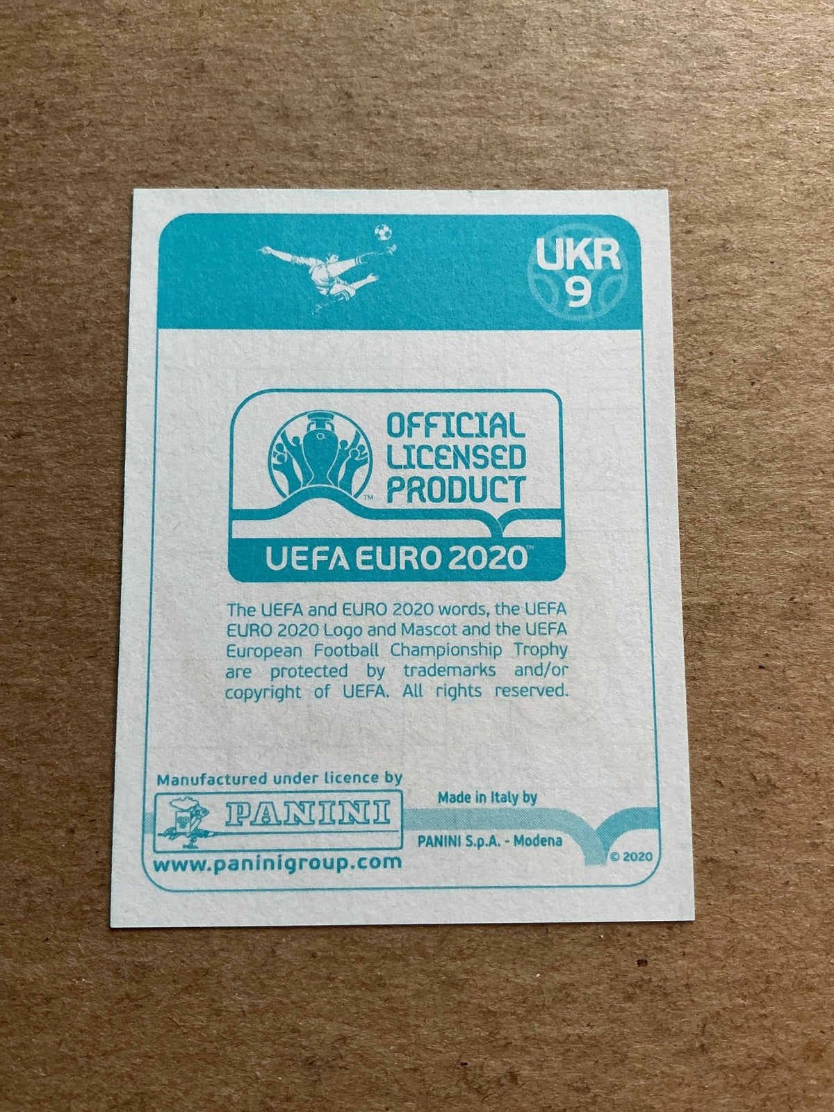 Oleksandr Karavayev, Ukraine 🇺🇦 UEFA Euro 2020 Panini hand signed - Autographs-World