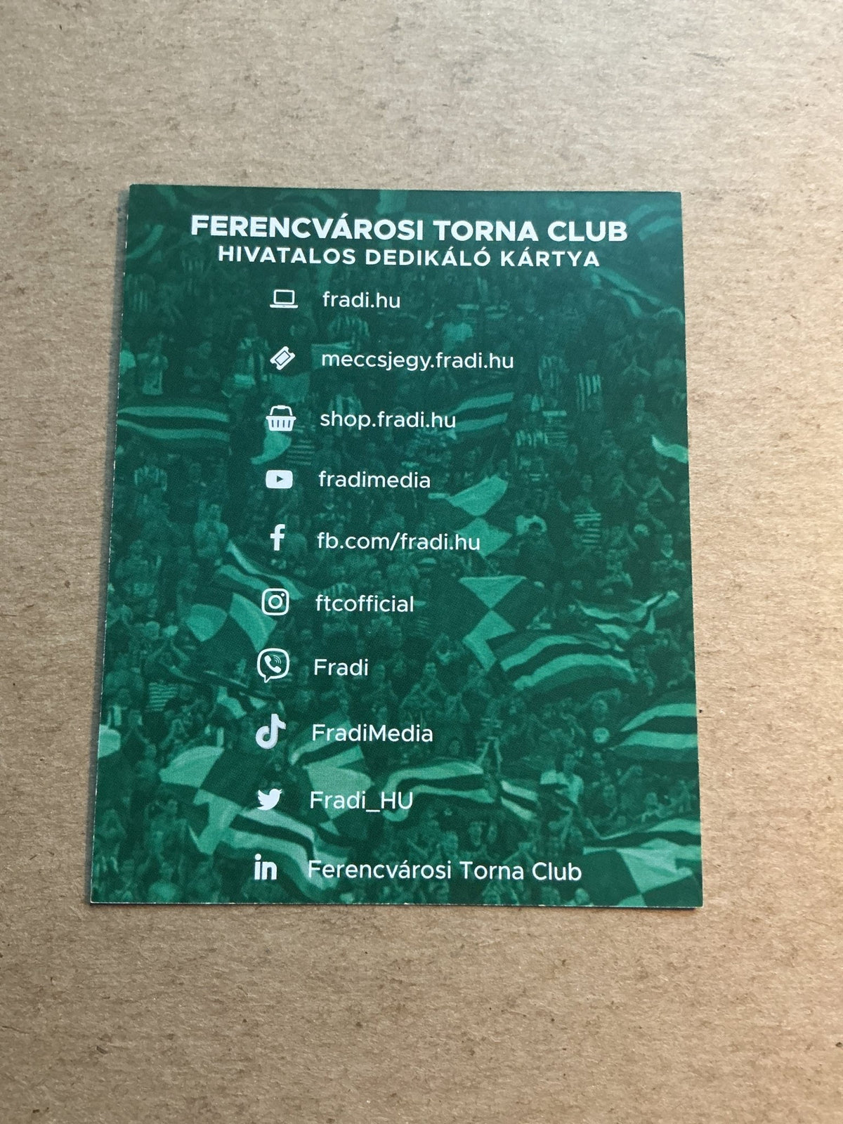 Oleksandr Zubkov, Ukraine 🇺🇦 Ferencvaros TC 2021/22 hand signed - Autographs-World