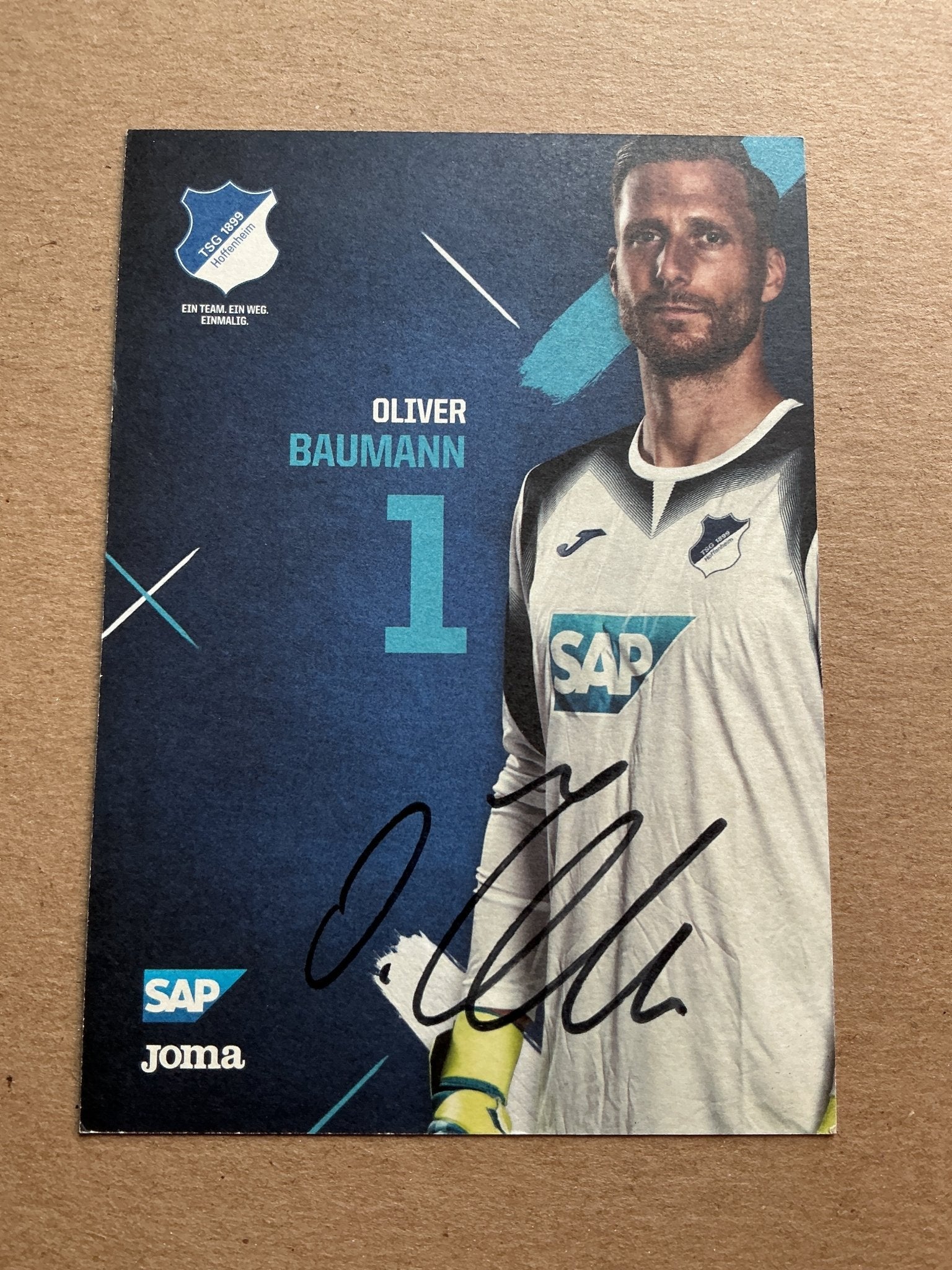Oliver Baumann, Germany 🇩🇪 TSG 1899 Hoffenheim 2019/20 hand signed - Autographs-World