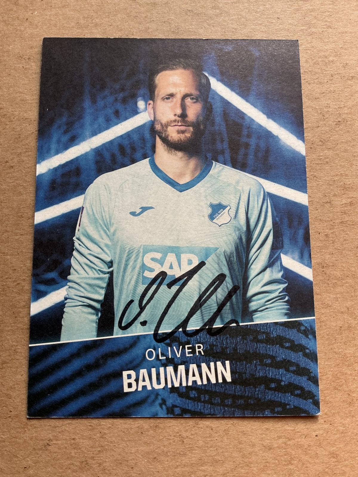 Oliver Baumann, Germany 🇩🇪 TSG 1899 Hoffenheim 2021/22 hand signed - Autographs-World