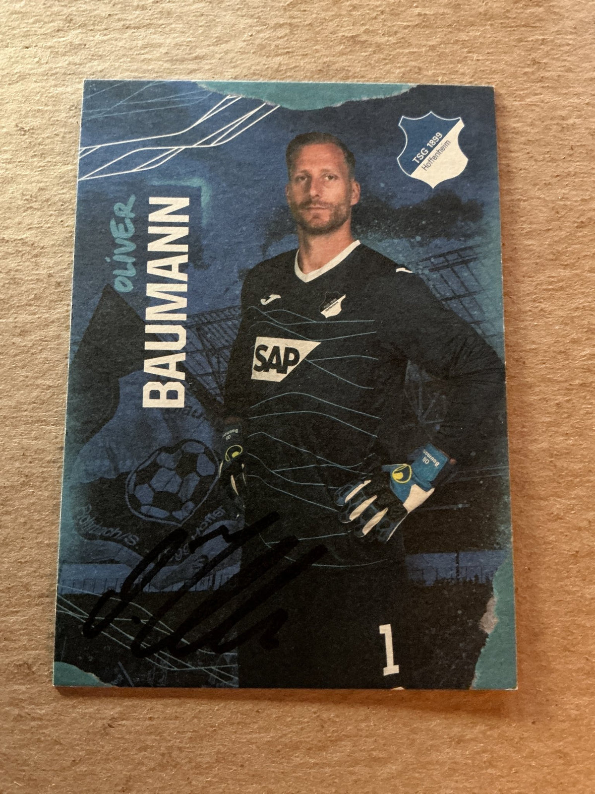 Oliver Baumann, Germany 🇩🇪 TSG 1899 Hoffenheim 2022/23 hand signed - Autographs-World