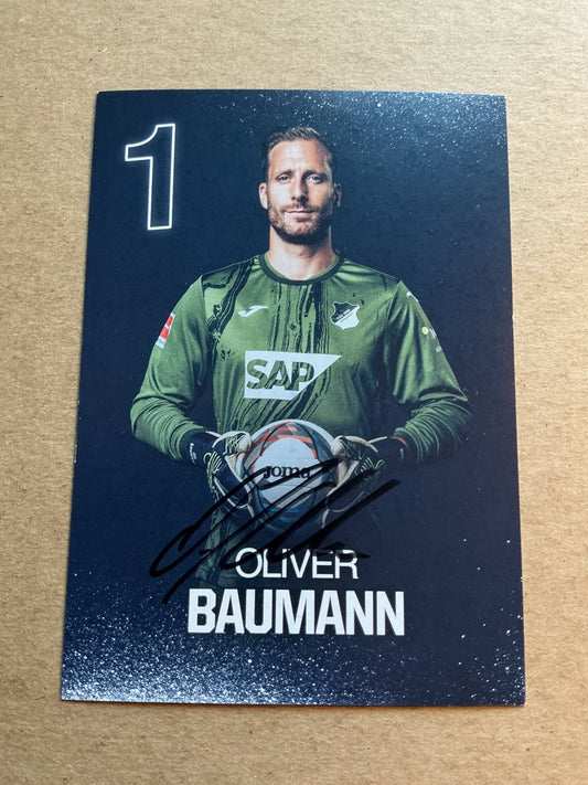 Oliver Baumann, Germany 🇩🇪 TSG 1899 Hoffenheim 2024/25 hand signed - Autographs-World