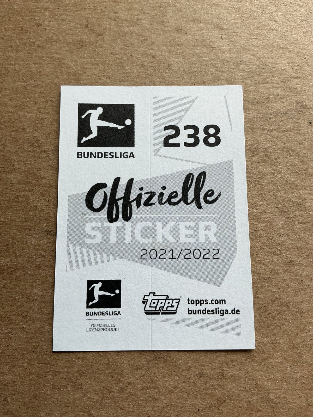 Oliver Baumann, Germany 🇩🇪 TSG Hoffenheim 2021/22 Topps hand signed - Autographs-World