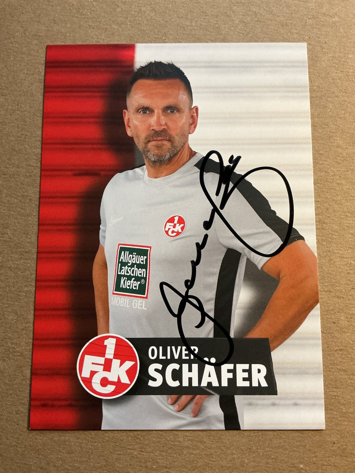 Oliver Schäfer, Germany 🇩🇪 1.FC Kaiserslautern 2023/24 hand signed - Autographs-World
