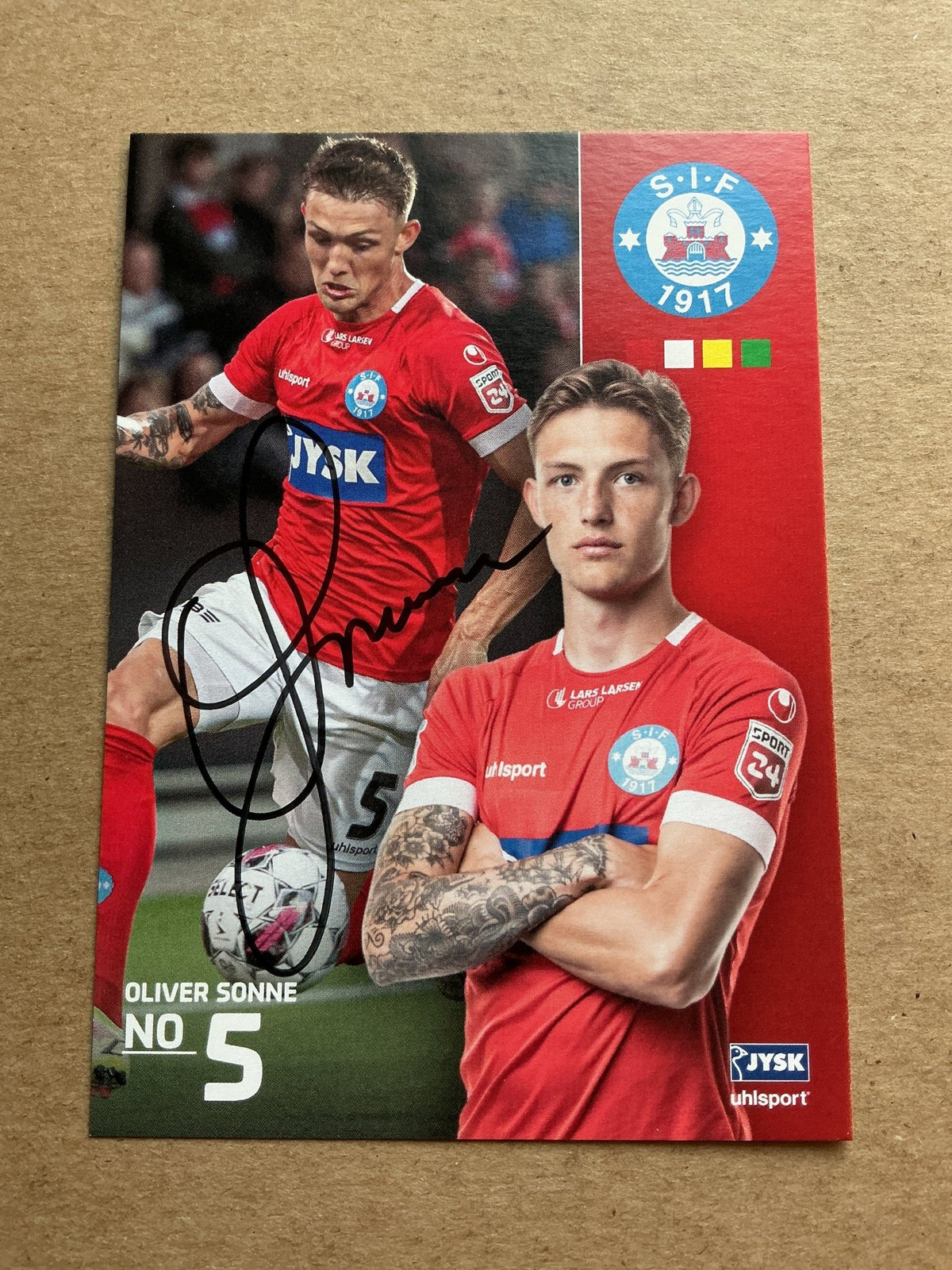 Oliver Sonne, Peru 🇵🇪 Silkeborg IF 2022/23 hand signed - Autographs-World