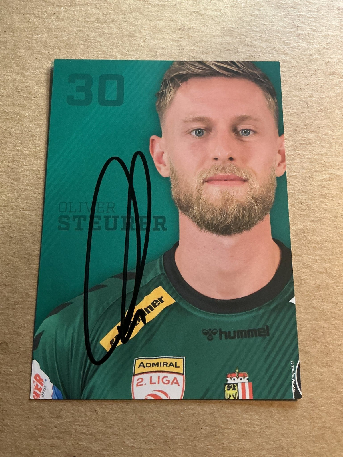 Oliver Steurer, Germany 🇩🇪 SV Ried 2024/25 hand signed - Autographs-World