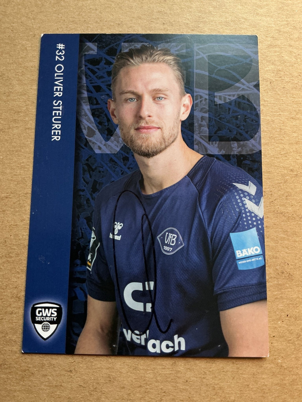 Oliver Steurer, Germany 🇩🇪 VfB Oldenburg 2022/23 hand signed - Autographs-World