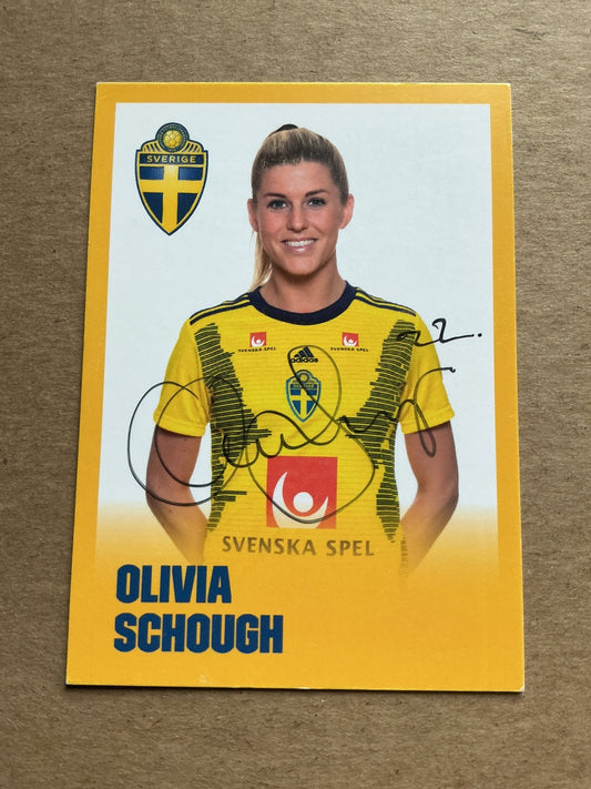 Olivia Schough, Sweden 🇸🇪 UEFA Women’s Euro 2022 hand signed - Autographs-World