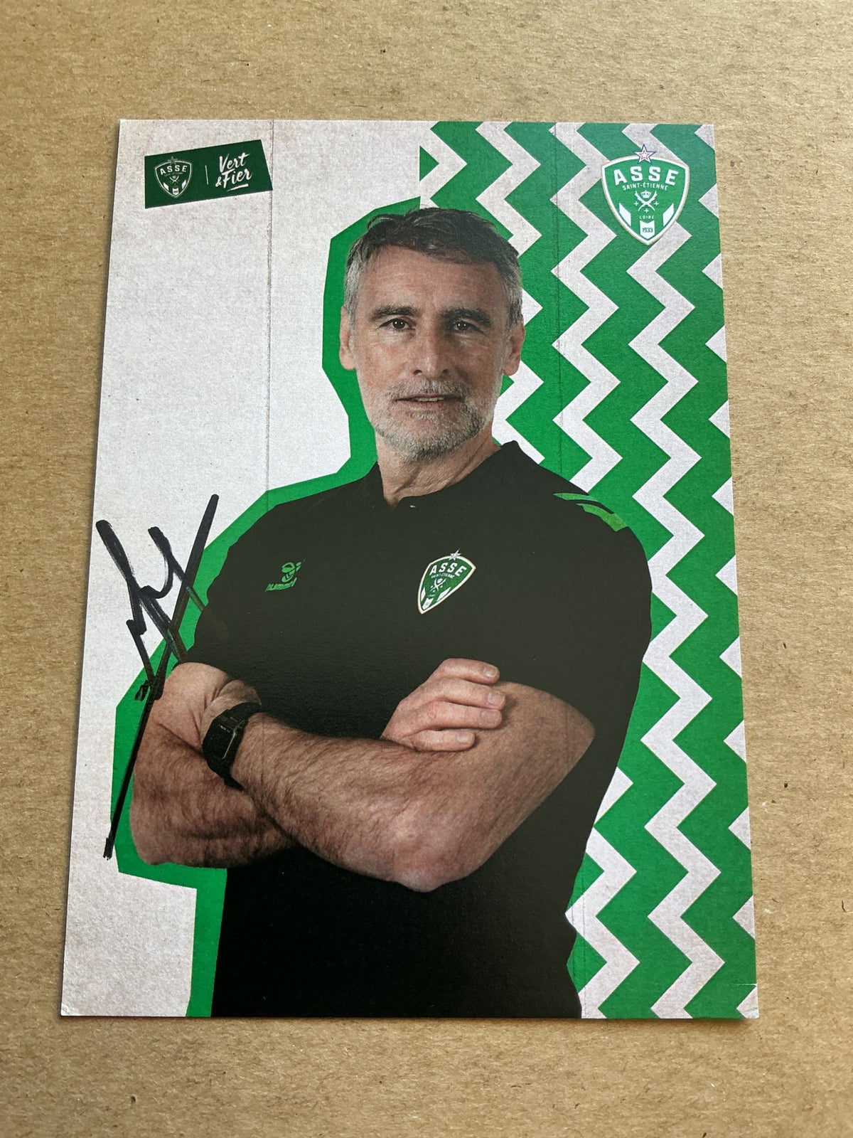 Olivier Dall‘Oglio, France 🇫🇷 AS Saint-Etienne 2023/24 hand signed - Autographs-World