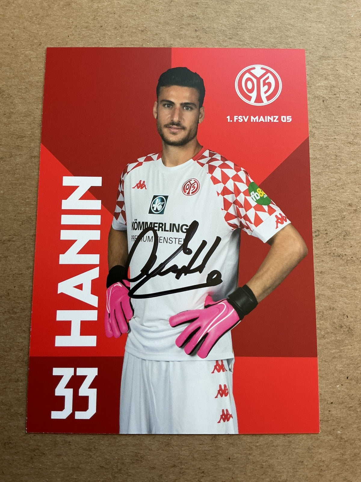 Omer Hanin, Israel 🇮🇱 FSV Mainz 05 2020/21 hand signed - Autographs-World