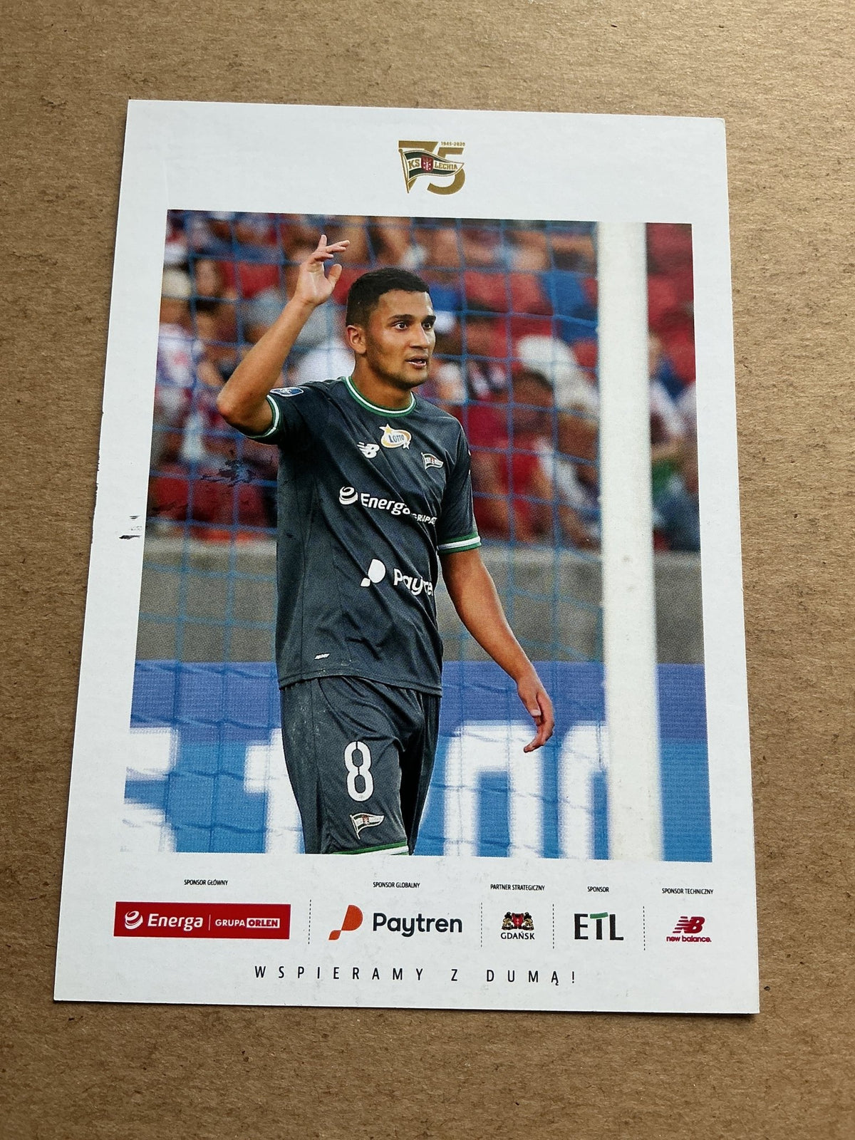 Omran Haydary, Afghanistan 🇦🇫 Lechia Gdansk 2020/21 hand signed - Autographs-World