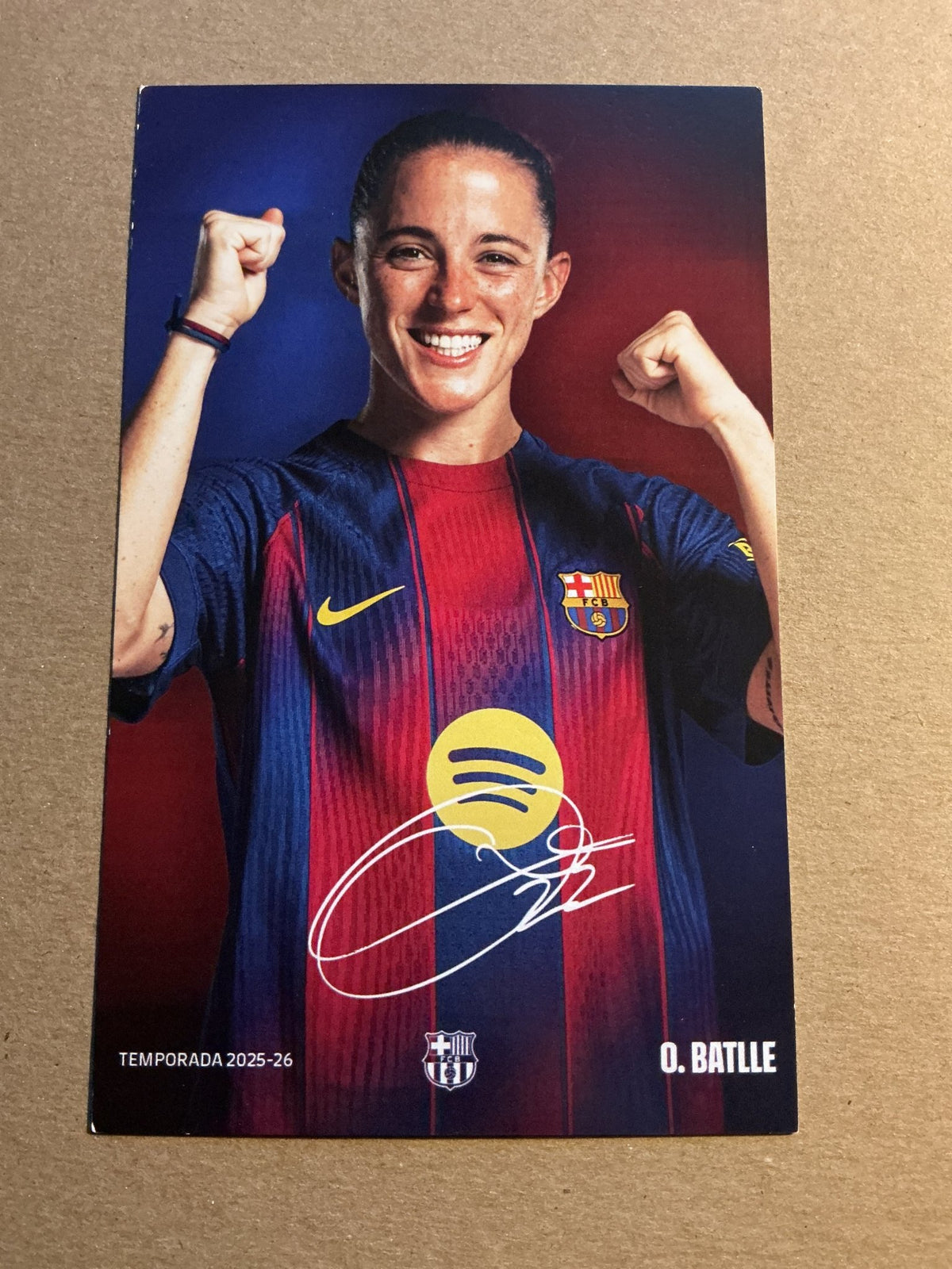 Ona Battle, Spain 🇪🇸 FC Barcelona Femení 2025/26 unsigned - Autographs-World