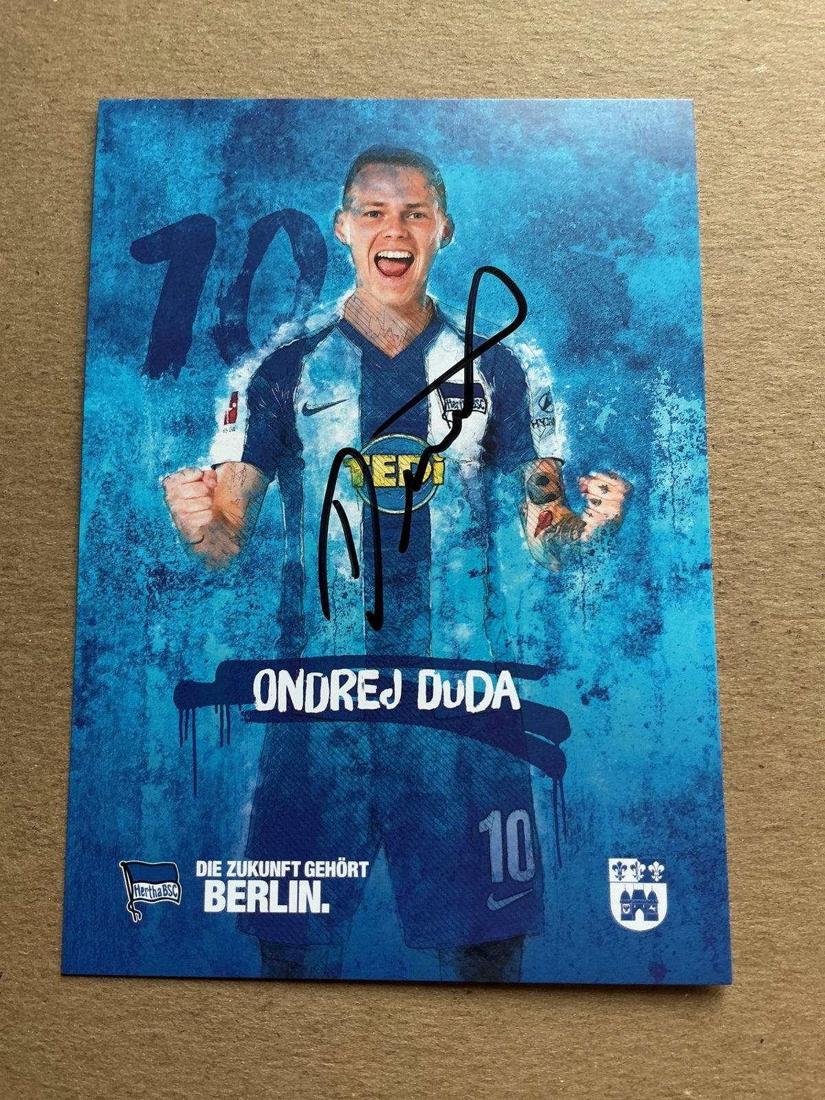 Ondrej Duda, Slovakia 🇸🇰 Hertha BSC Berlin 2019/20 hand signed - Autographs-World