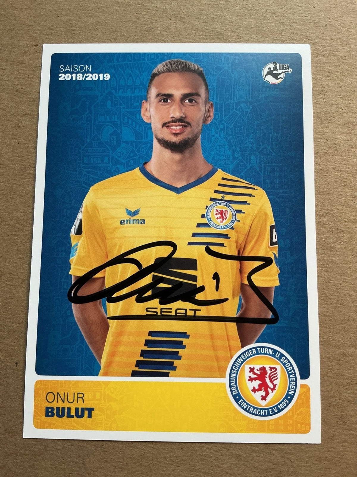 Onur Bulut, Germany 🇩🇪 Eintracht Braunschweig 2018/19 hand signed - Autographs-World