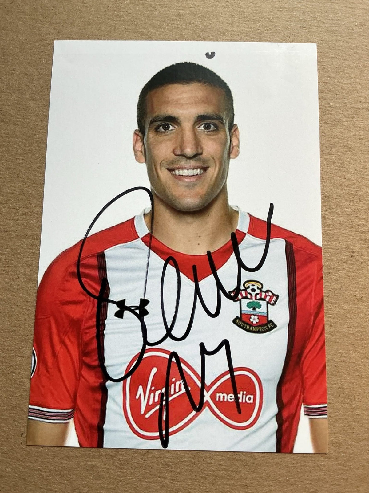 Oriol Romeu, Spain 🇪🇸 Southampton FC 2017/18 hand signed - Autographs-World