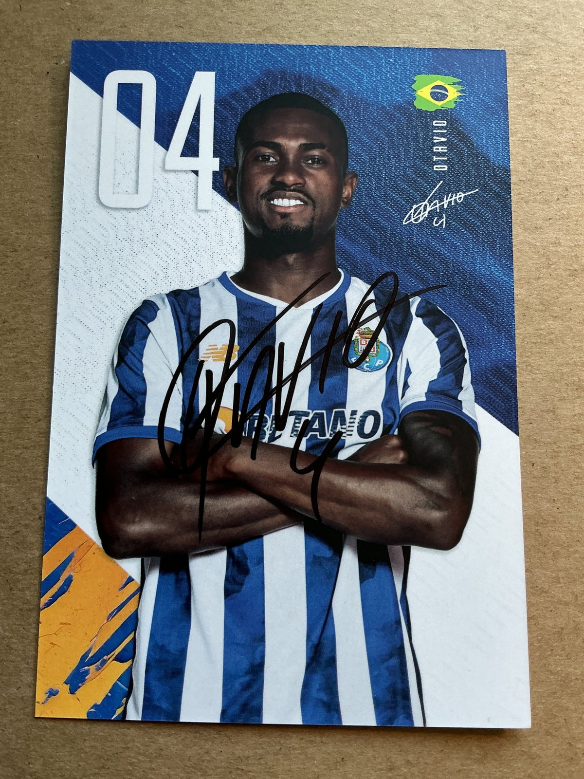 Otavio, Brazil 🇧🇷 FC Porto 2024/25 hand signed - Autographs-World