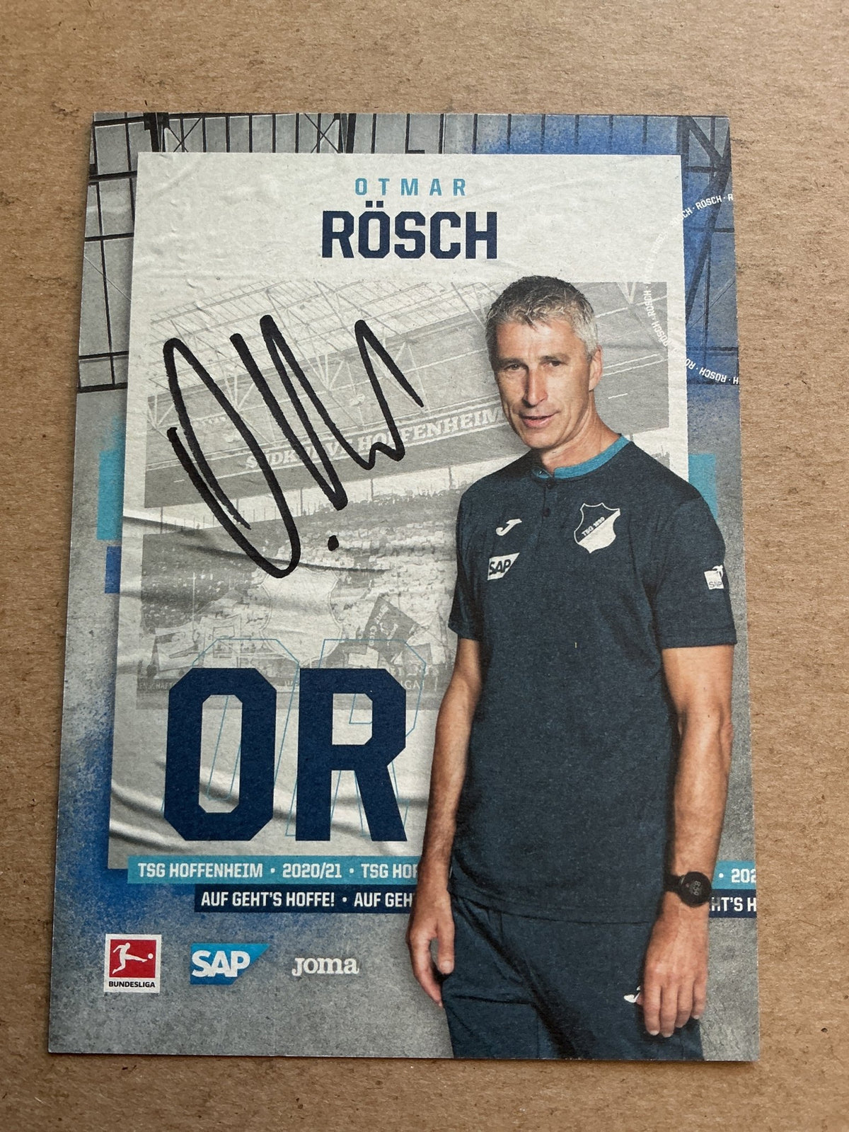Otmar Rösch, Germany 🇩🇪 TSG 1899 Hoffenheim 2020/21 hand signed - Autographs-World