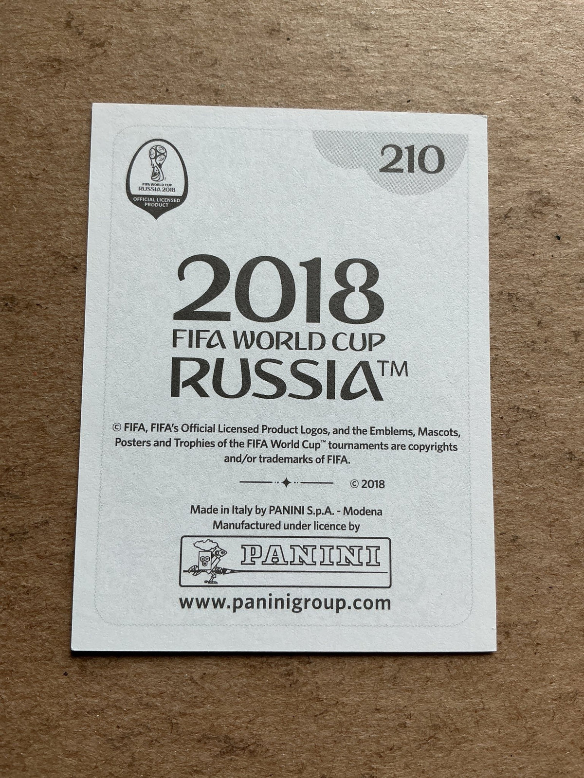 Ousmane Dembélé, France 🇫🇷 FIFA World Cup 2018 Panini hand signed - Autographs-World