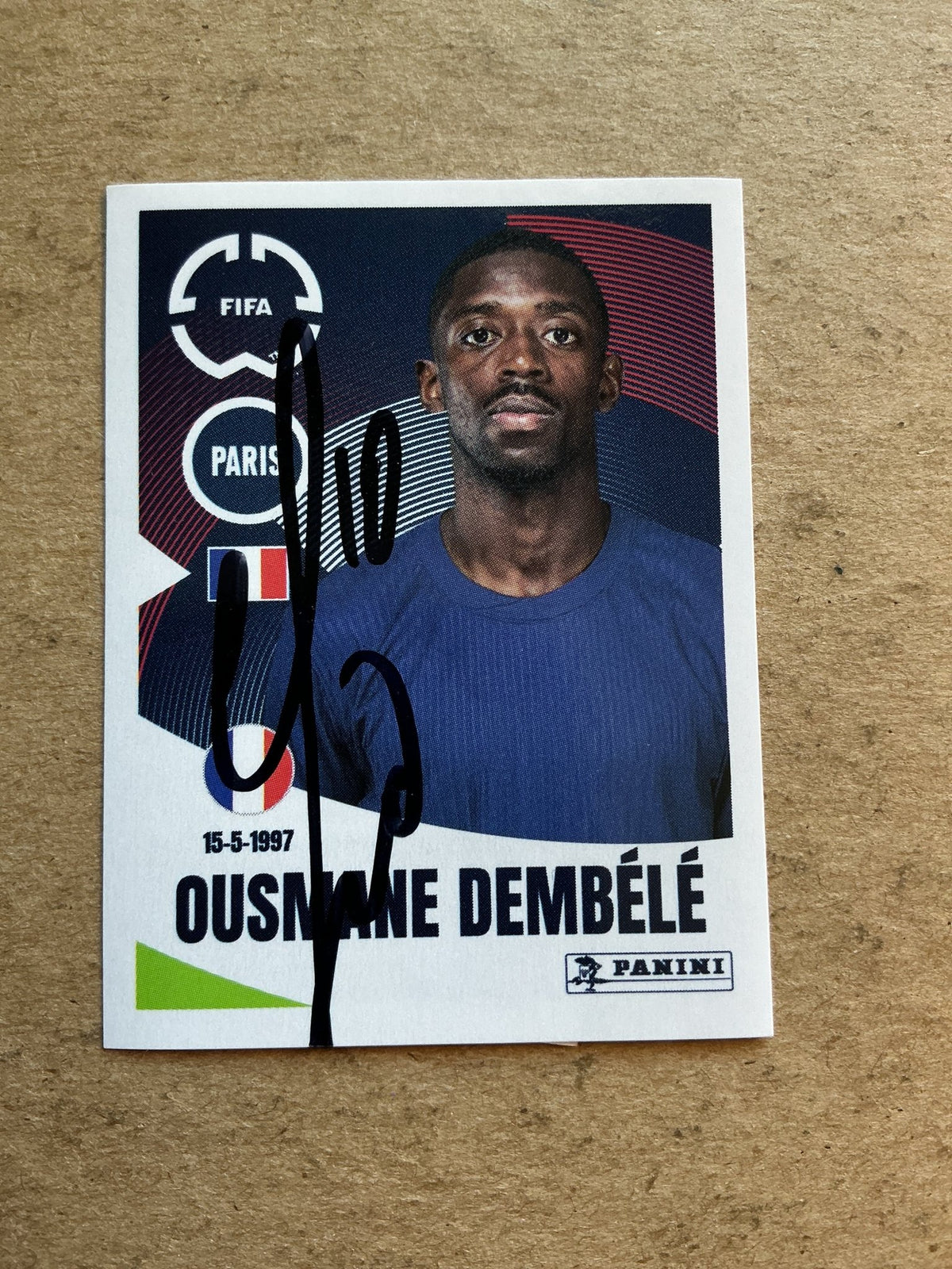 Ousmane Dembélé, France 🇫🇷 Paris Saint-Germain Club World Cup 2025 Panini hand signed - Autographs-World