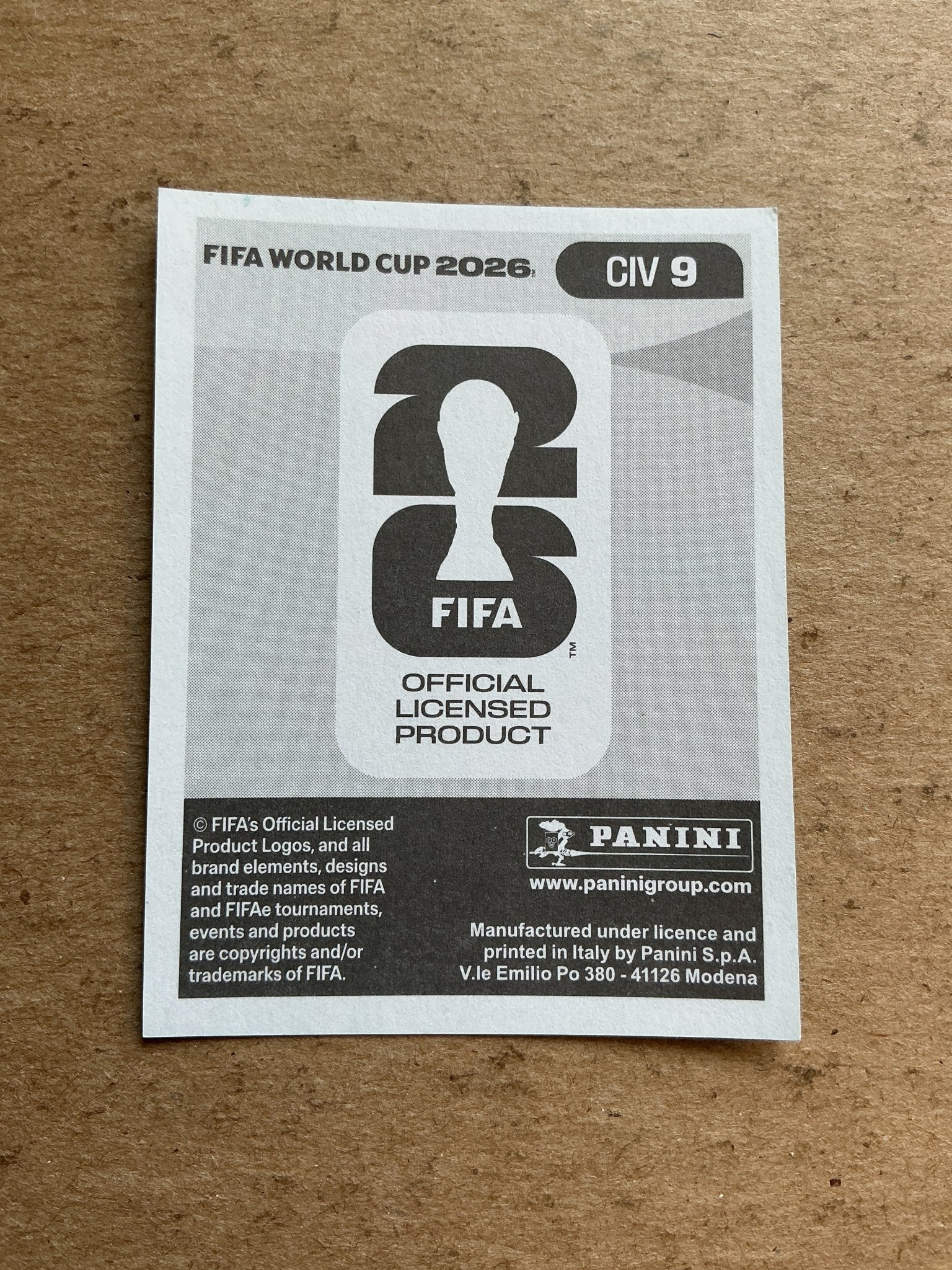 Ousmane Diomande, Ivory Coast 🇨🇮 FIFA World Cup 2026 Panini hand signed - Autographs-World