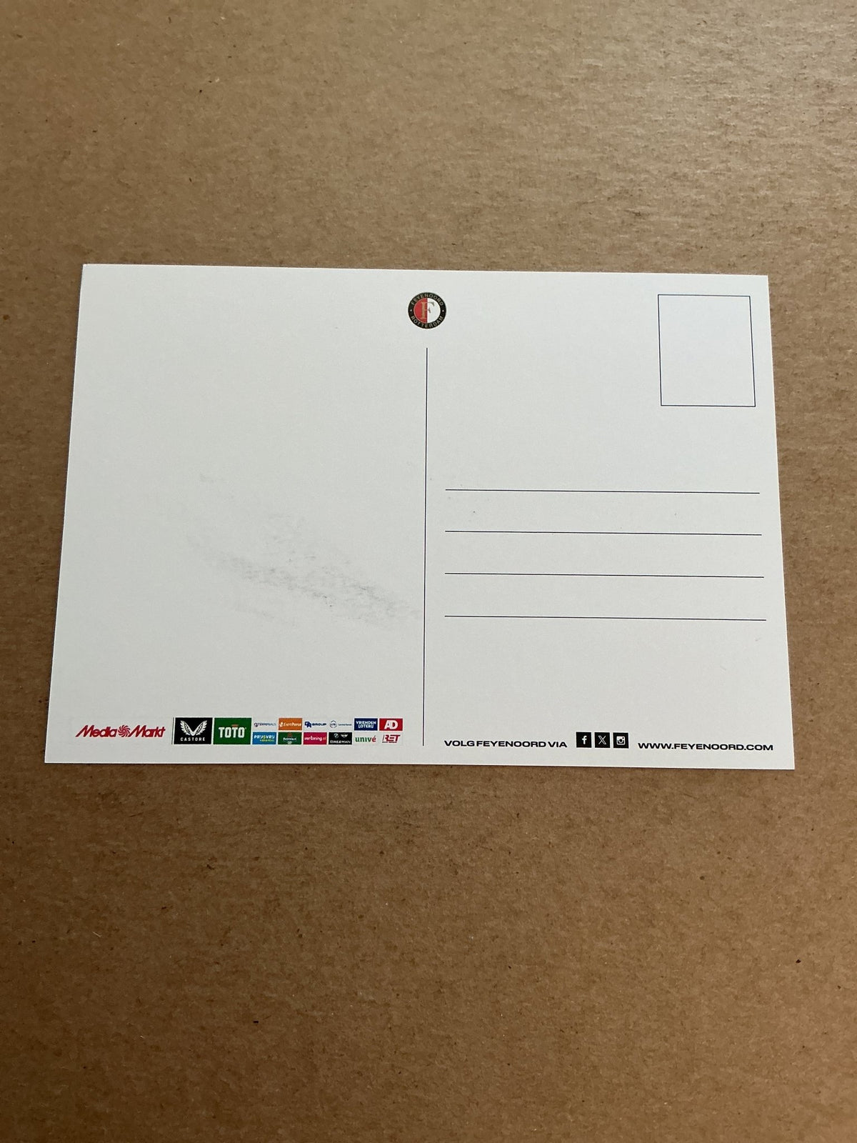 Oussama Tharghalline, Morocco 🇲🇦 Feyenoord Rotterdam 2024/25 hand signed - Autographs-World