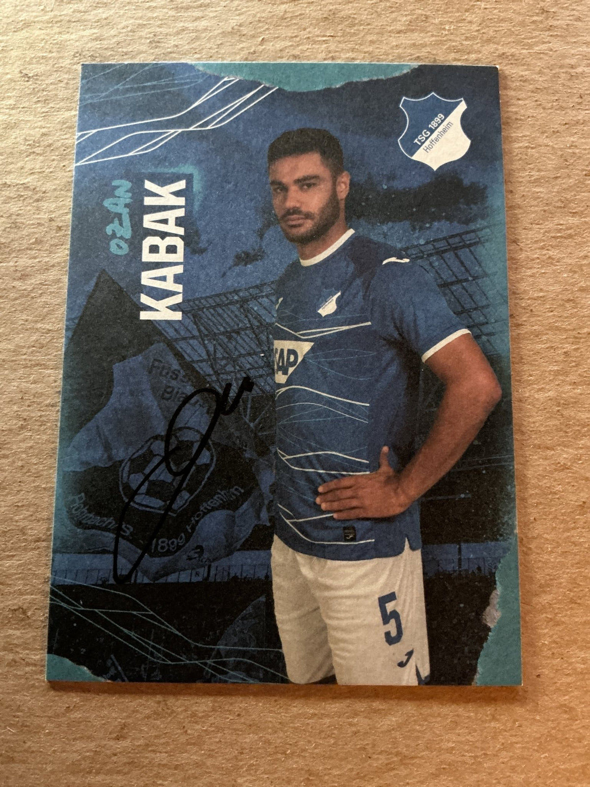 Ozan Kabak, Türkiye 🇹🇷 TSG 1899 Hoffenheim 2022/23 hand signed - Autographs-World