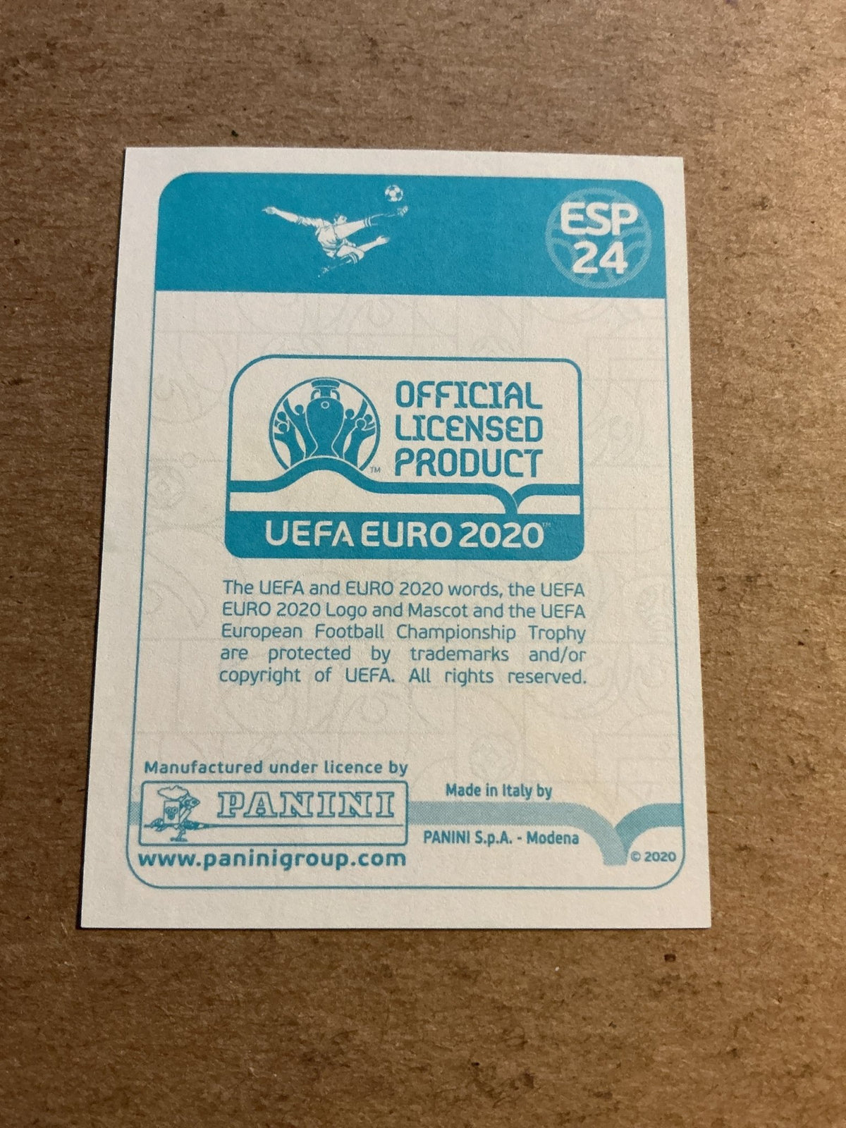 Pablo Sarabia, Spain 🇪🇸 UEFA Euro 2020 Panini hand signed - Autographs-World