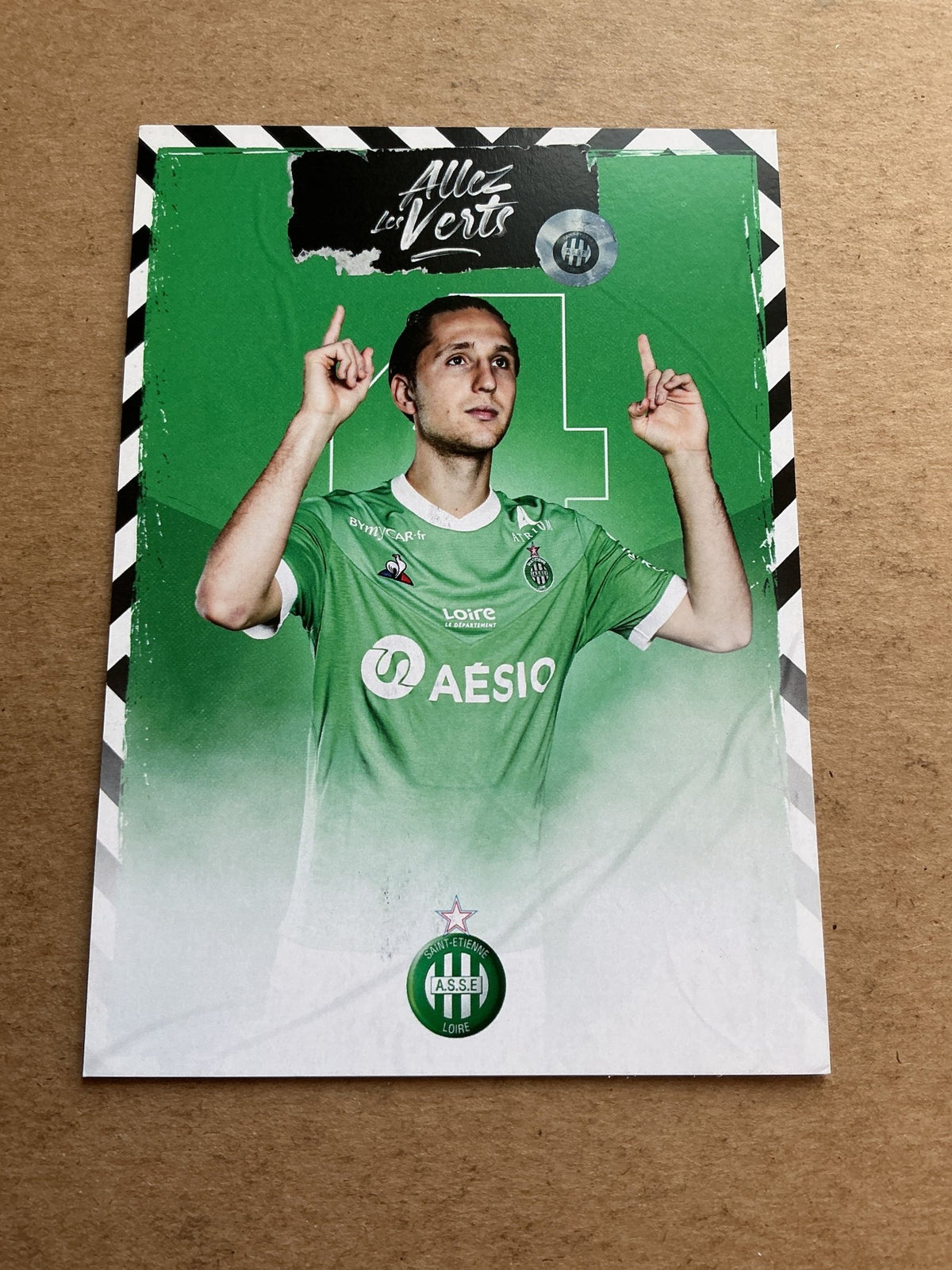 Panagiotis Retsos, Greece 🇬🇷 AS Saint-Étienne 2020/21 hand signed - Autographs-World