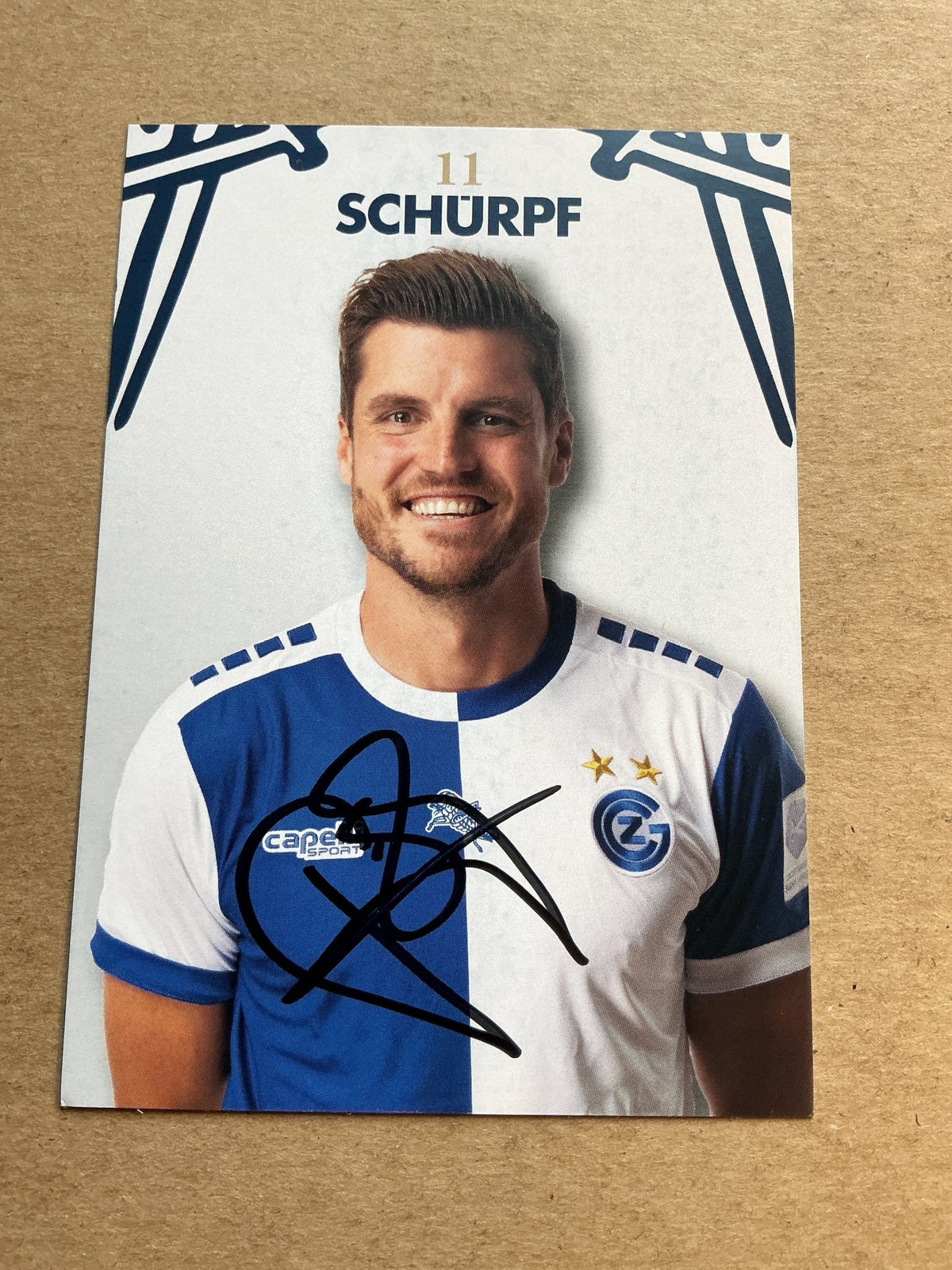 Pascal Schürpf, Switzerland 🇨🇭 Grasshopper Club Zürich 2023/24 hand signed - Autographs-World