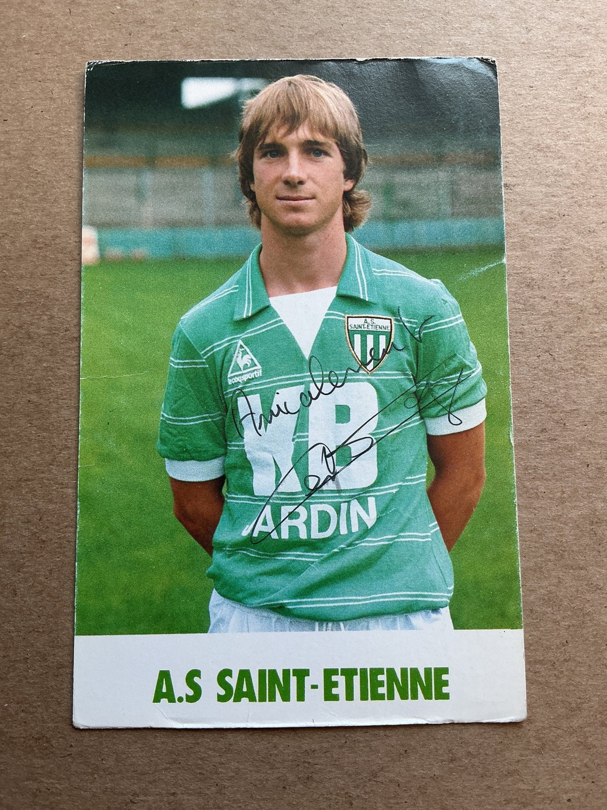 Patrice Lestage, France 🇫🇷 AS Saint-Etienne 1982/83 hand signed - Autographs-World