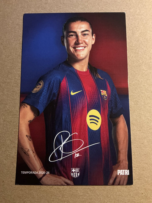 Patricia Guijarro, Spain 🇪🇸 FC Barcelona Femení 2025/26 unsigned - Autographs-World