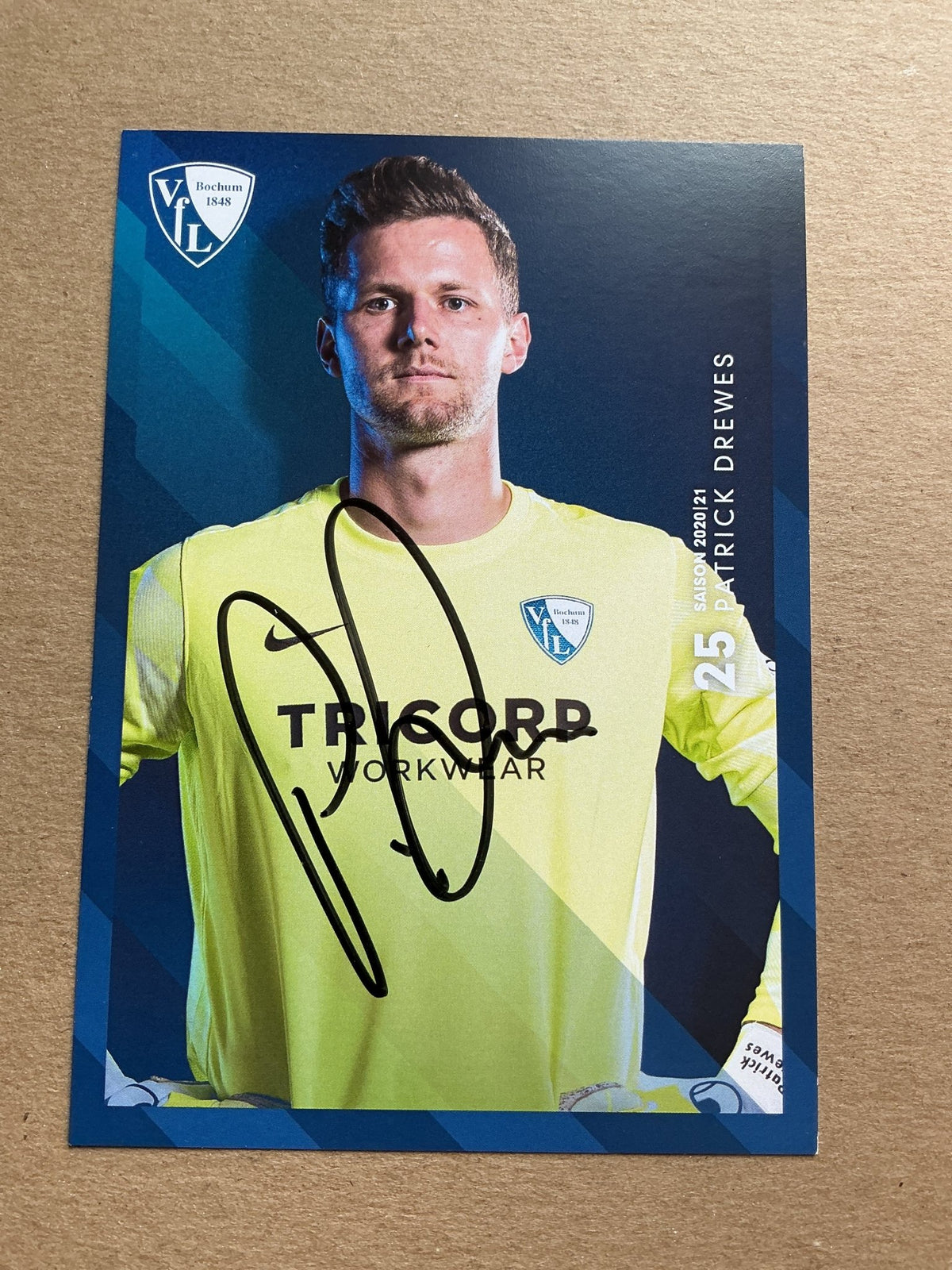 Patrick Drewes, Germany 🇩🇪 VfL Bochum 2020/21 hand signed - Autographs-World