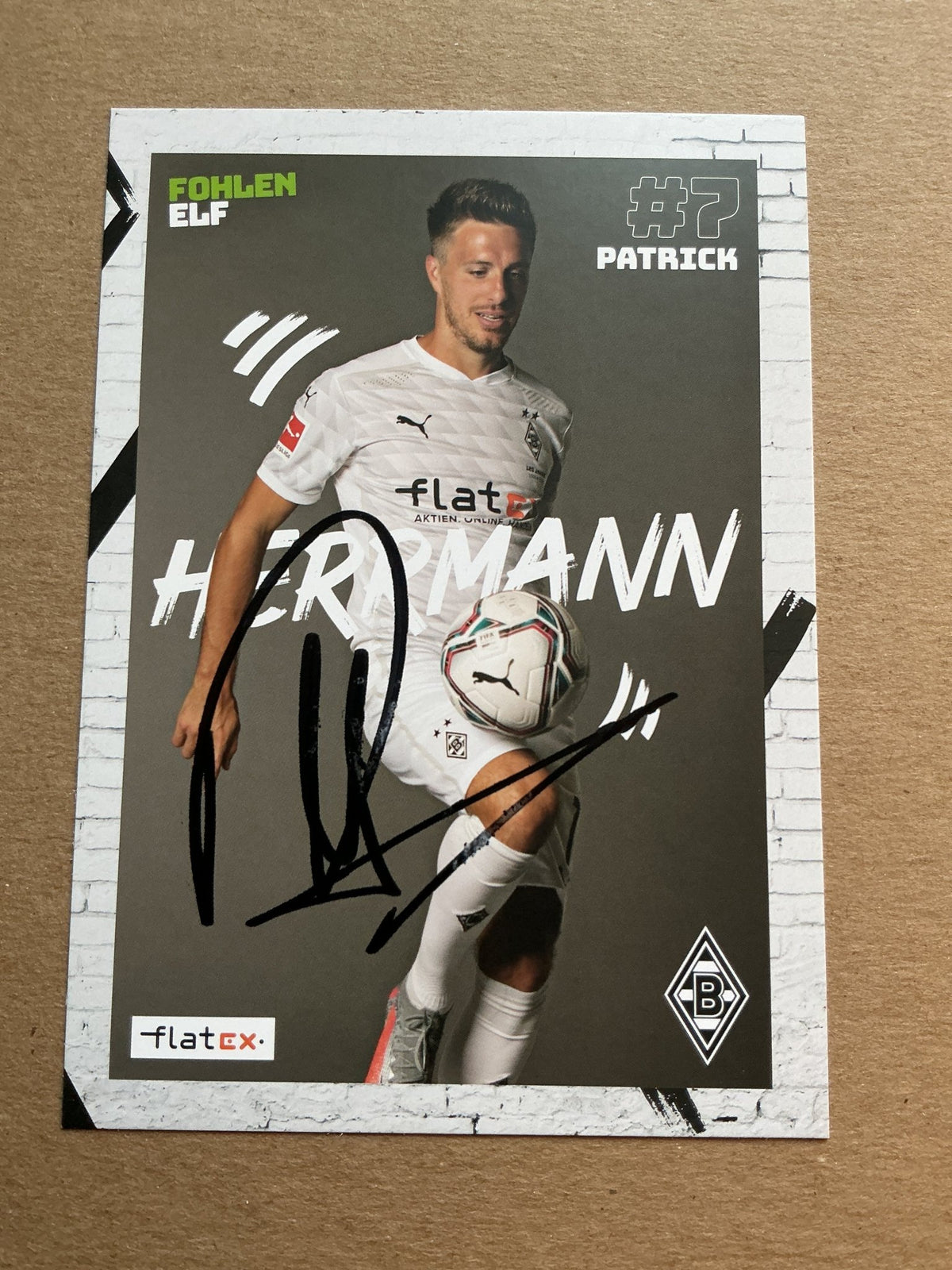 Patrick Herrmann, Germany 🇩🇪 Borussia Mönchengladbach 2020/21 hand signed - Autographs-World