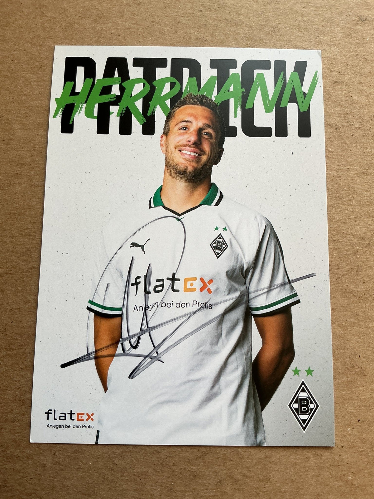 Patrick Herrmann, Germany 🇩🇪 Borussia Mönchengladbach 2023/24 hand signed - Autographs-World