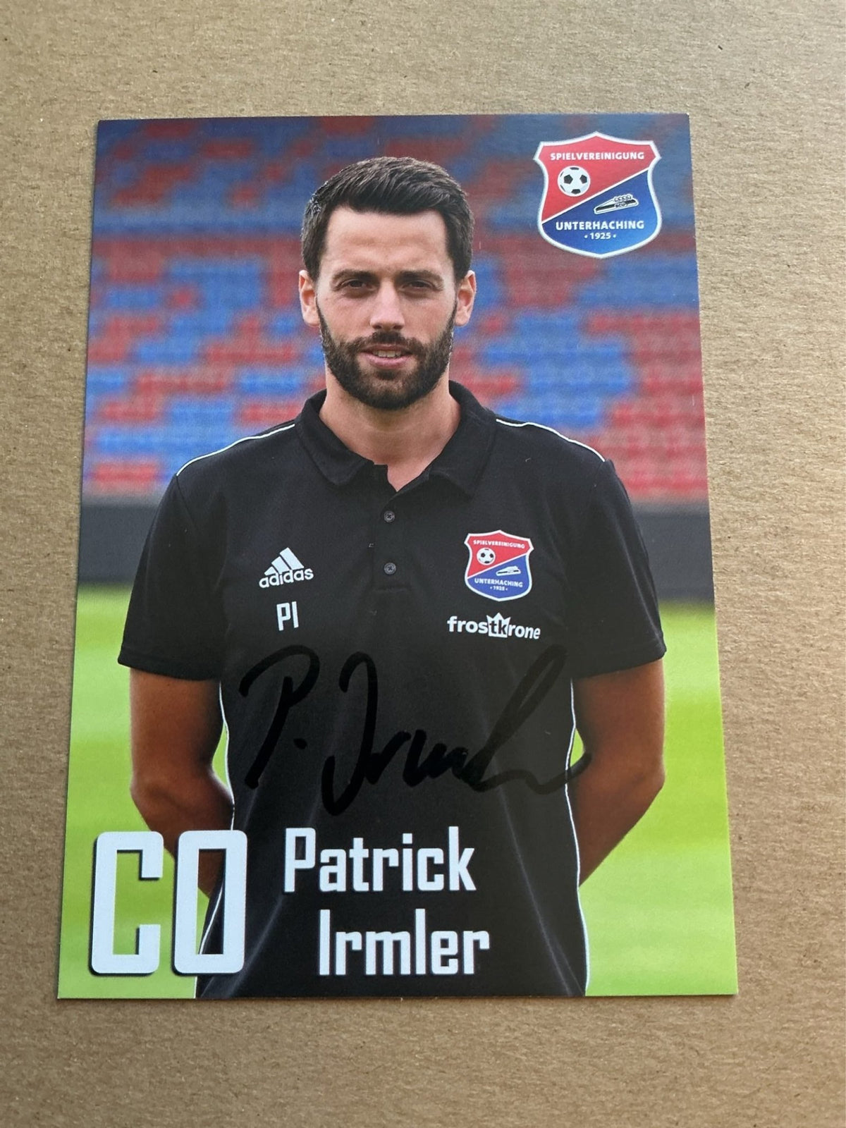 Patrick Irmler, Germany 🇩🇪 SpVgg Unterhaching 2019/20 hand signed - Autographs-World
