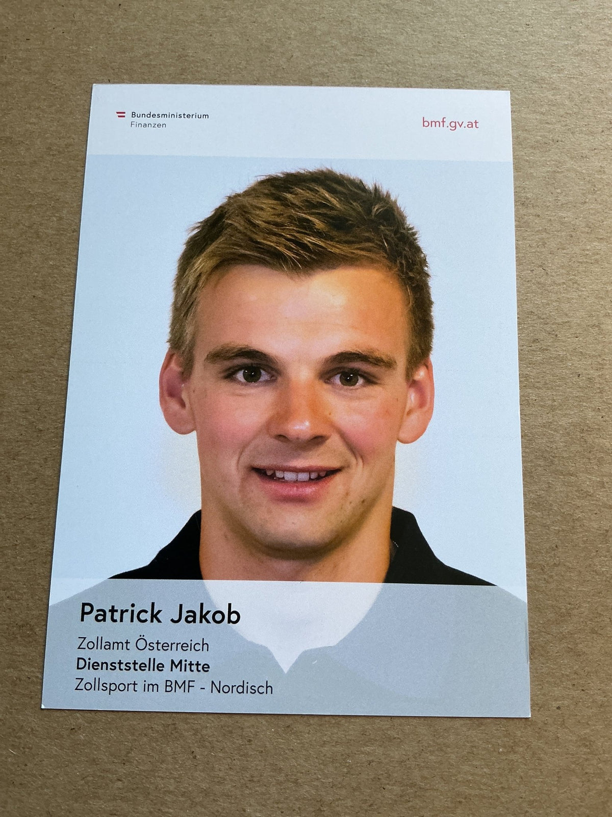 Patrick Jakob, Austria 🇦🇹 Biathlon Winter Sports 2024/25 hand signed - Autographs-World