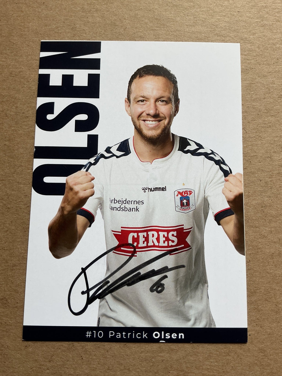 Patrick Olsen, Denmark 🇩🇰 Aarhus GF 2021/22 hand signed - Autographs-World
