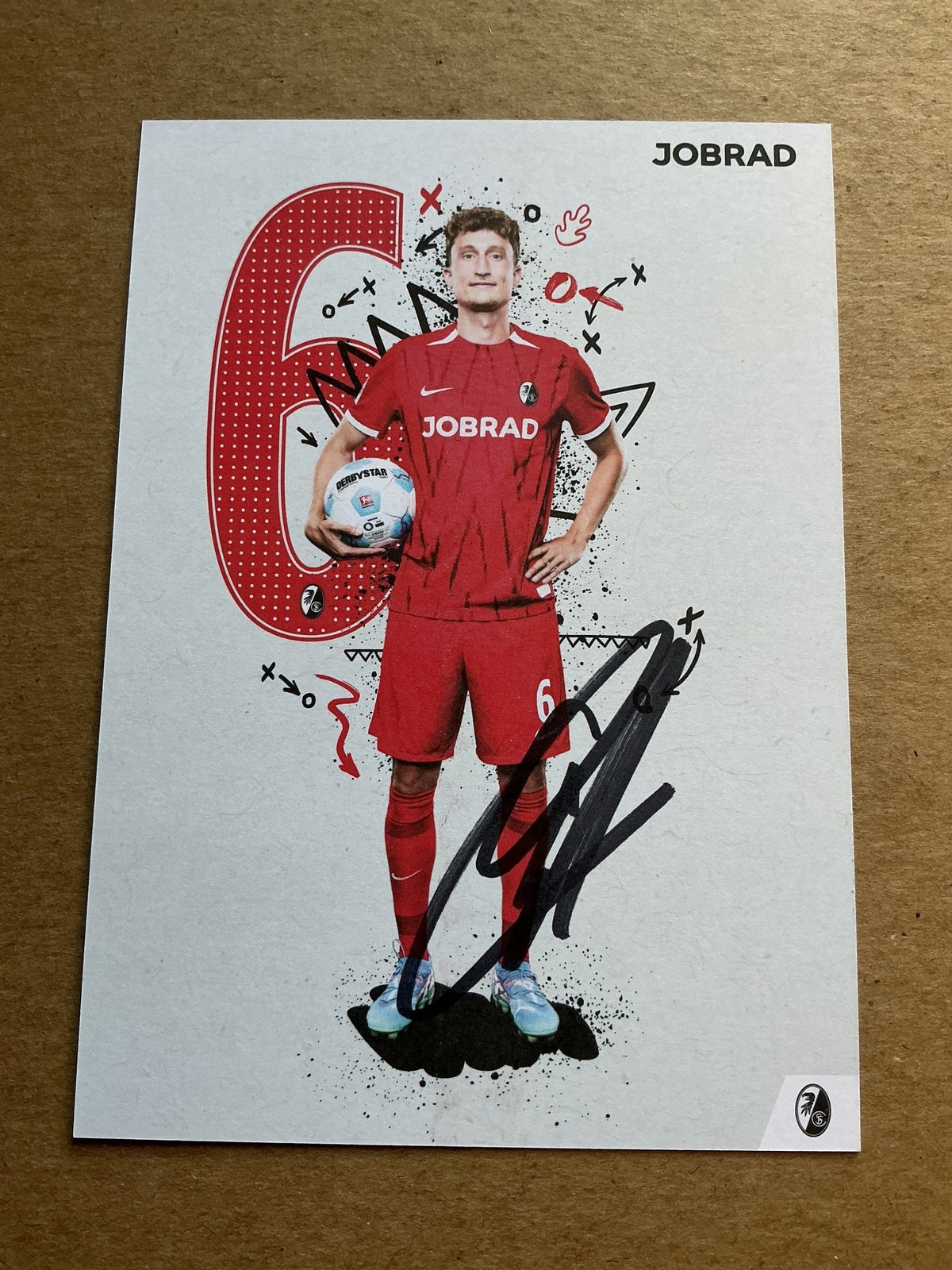 Patrick Osterhage, Germany 🇩🇪 SC Freiburg 2024/25 hand signed - Autographs-World