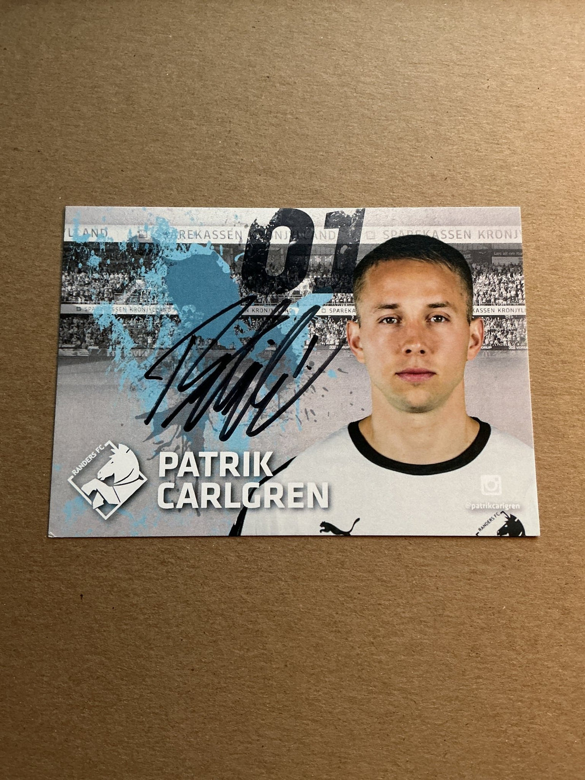 Patrik Carlgren, Sweden 🇸🇪 Randers FC 2020/21 hand signed - Autographs-World