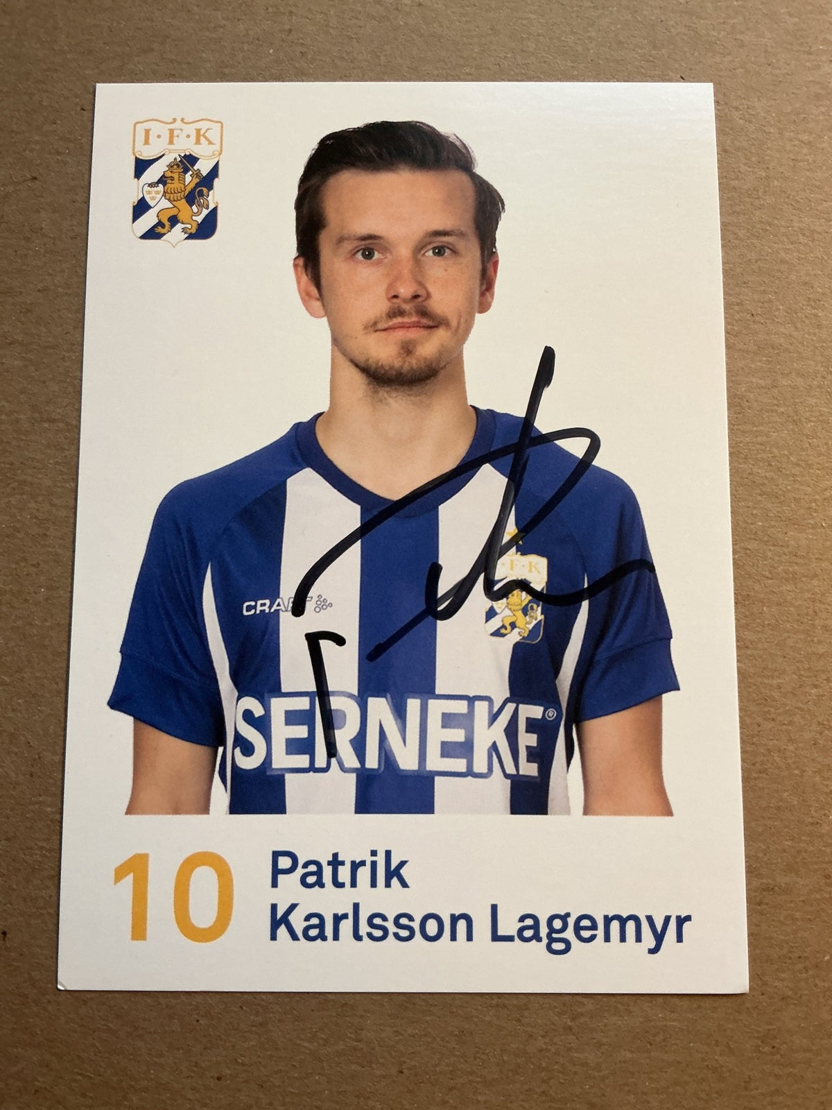 Patrik Karlsson Lagemyr, Sweden 🇸🇪 IFK Göteborg 2020/21 hand signed - Autographs-World