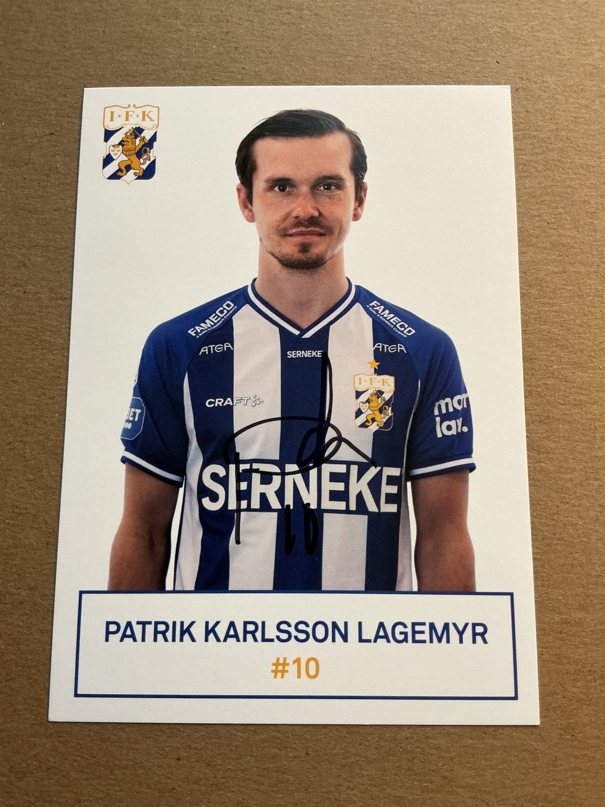 Patrik Karlsson Lagemyr, Sweden 🇸🇪 IFK Göteborg 2021/22 hand signed - Autographs-World
