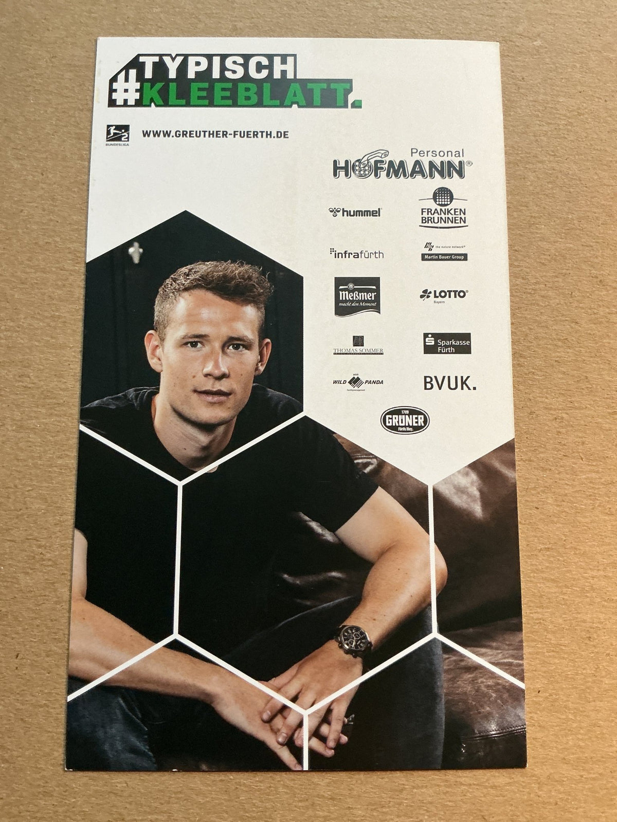 Paul Jaeckel, Germany 🇩🇪 SpVgg Greuther Fürth 2019/20 hand signed - Autographs-World