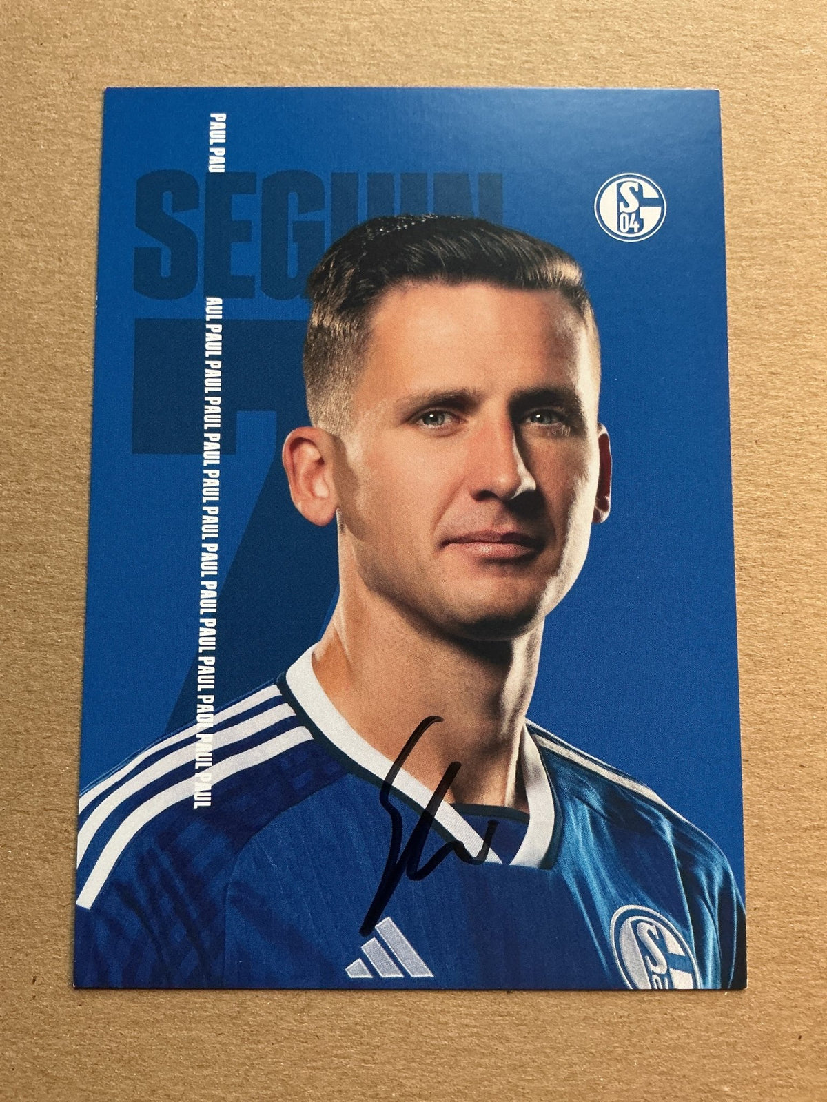 Paul Seguin, Germany 🇩🇪 FC Schalke 04 2023/24 hand signed - Autographs-World