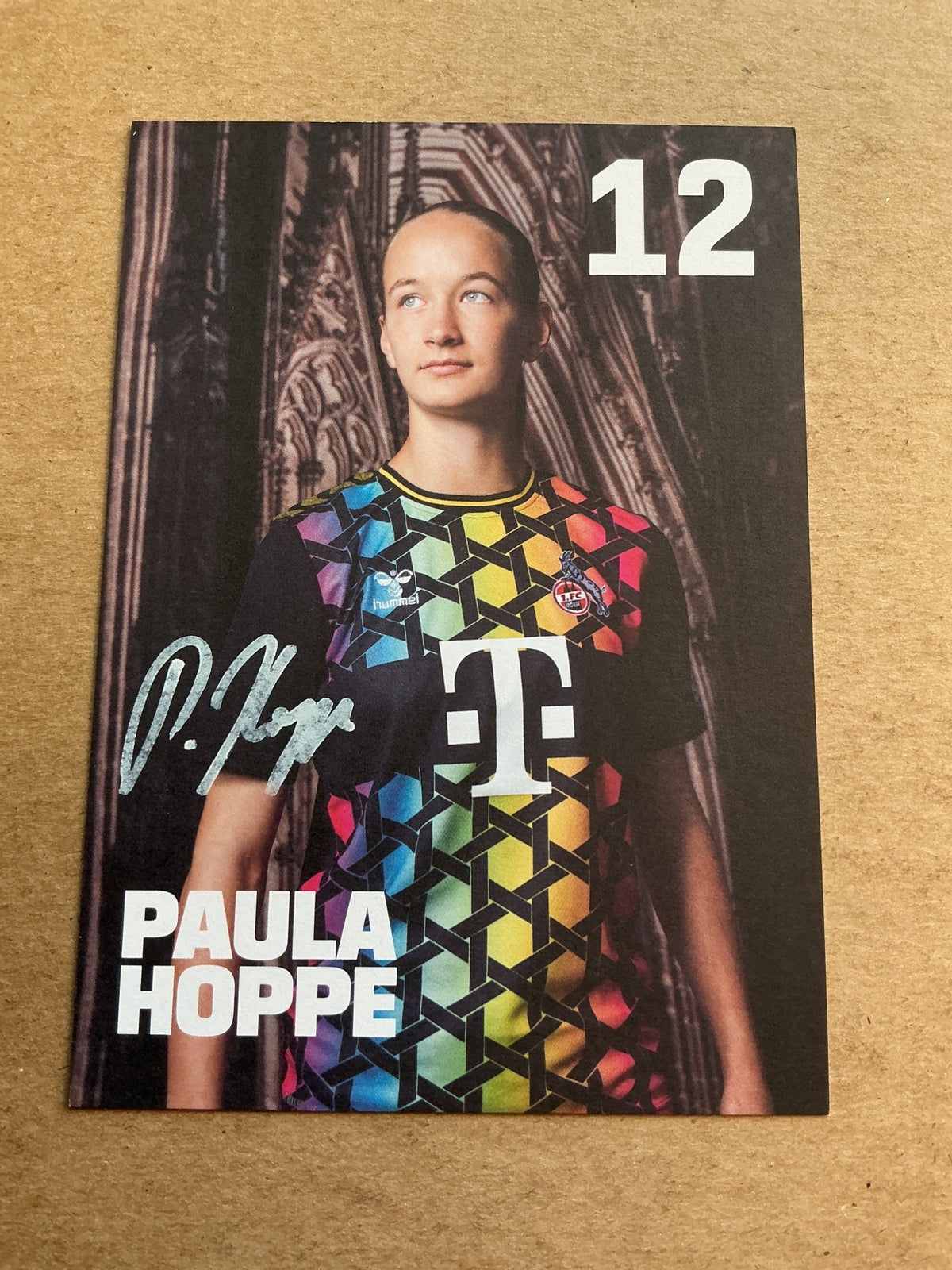 Paula Hoppe, Germany 🇩🇪 1.FC Köln 2023/24 hand signed - Autographs-World