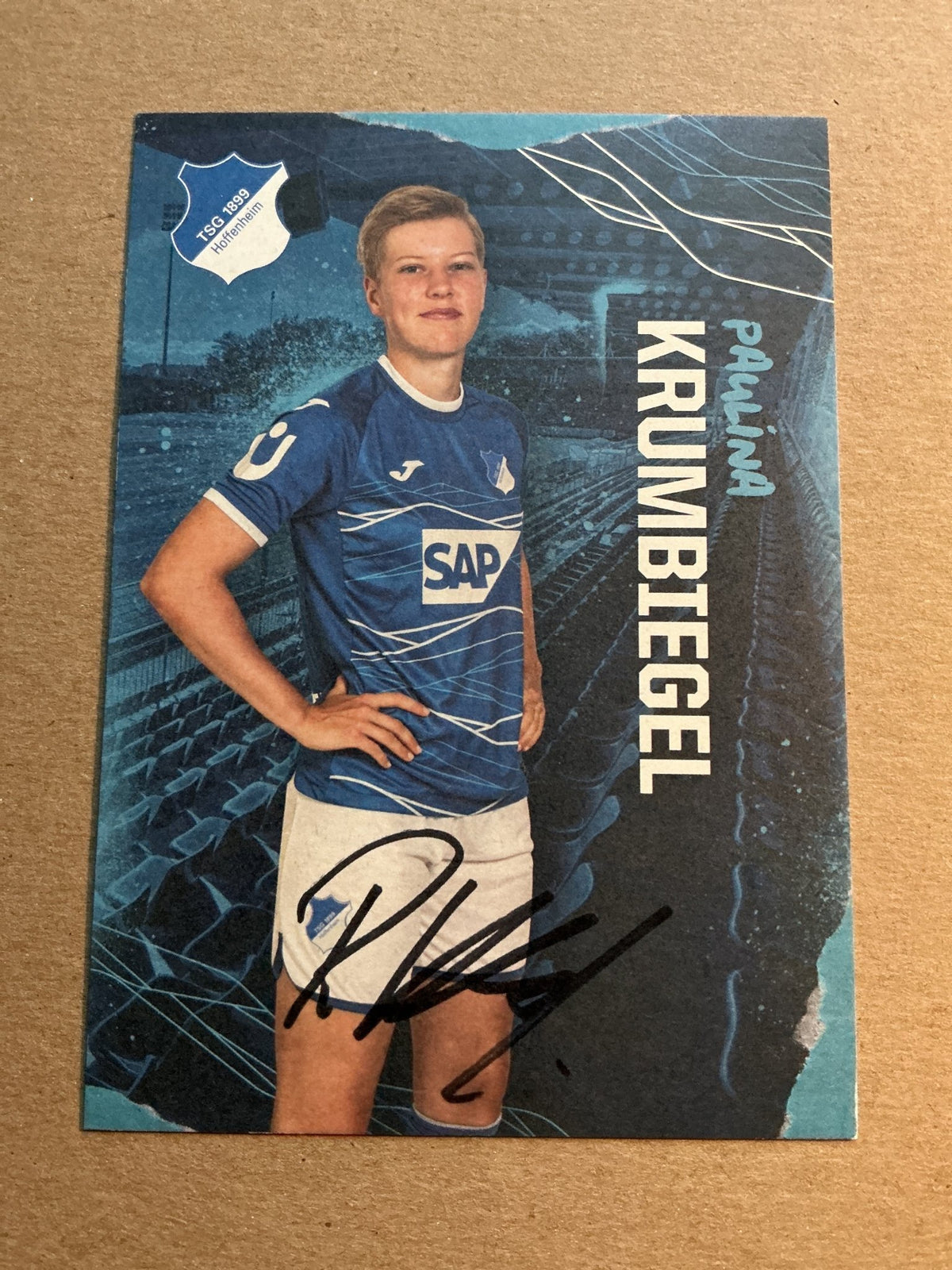 Paulina Krumbiegel, Germany 🇩🇪 TSG 1899 Hoffenheim 2022/23 hand signed - Autographs-World