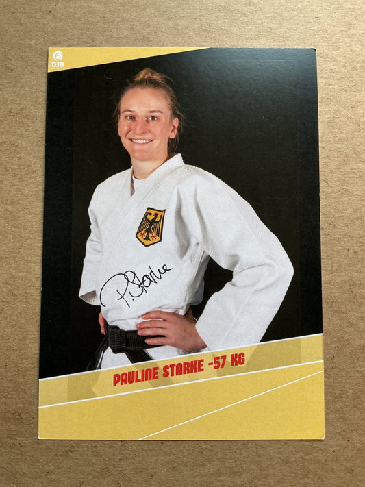 Pauline Starke, Germany 🇩🇪 Judo Summer Olympics 2024 hand signed - Autographs-World