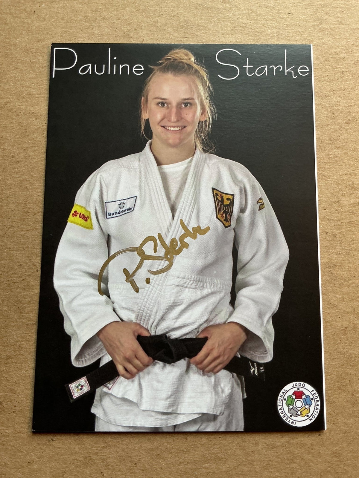 Pauline Starke, Germany 🇩🇪 Judo Summer Olympics 2024 hand signed - Autographs-World